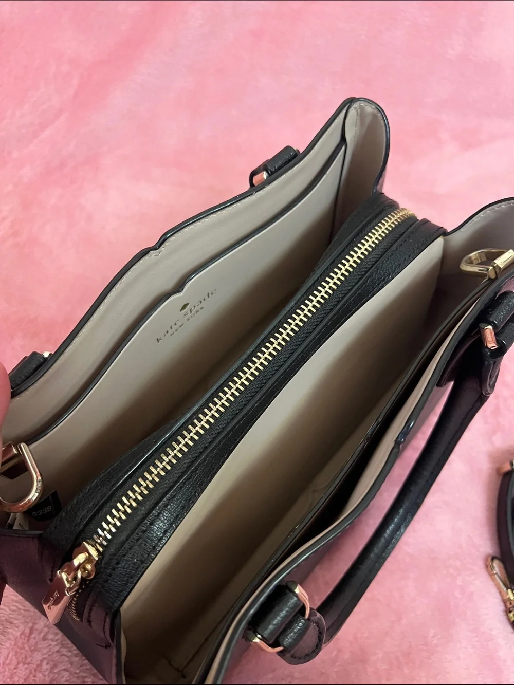 Kate Spade Black Leather Satchel
